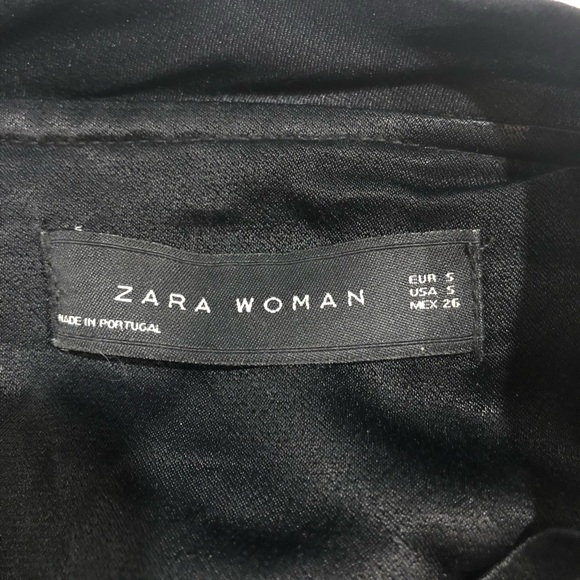 Zara | Floral Embroidered Satin Bomber Jacket - Picture 12 of 13